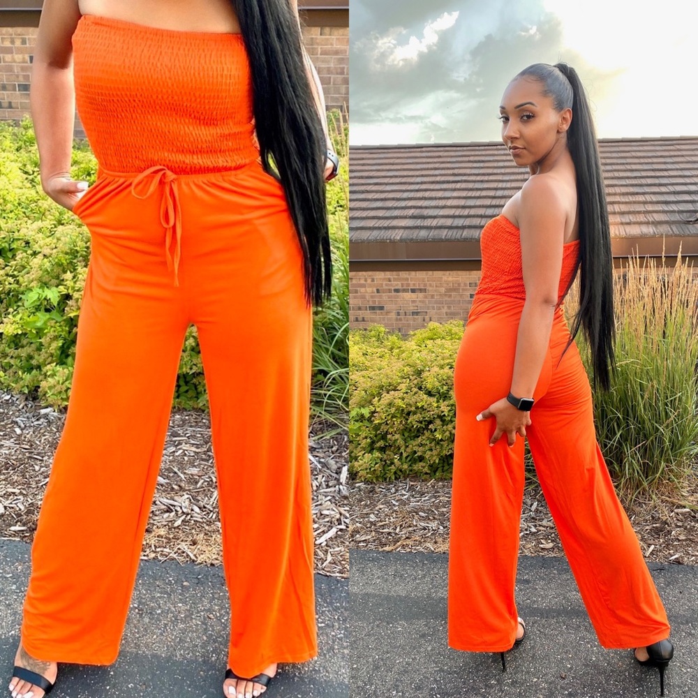 Tube Top Jumpsuit